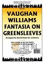 Fantasia on Greensleeves full score & set of parts including 4/4/3/4/2 strings 1966 PDF电子版封面 0222201446