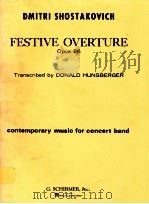 Festive overture Opus 96 1965 PDF电子版封面