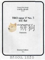 trio opus 17 No.3 in E flat for 3 bassoons 170c 1990 PDF电子版封面