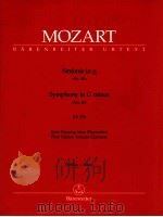 Sympony in g minor >>No.40<< KV 550 first version without clarinets Urtext of the New Mo（1957 PDF版）