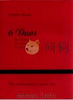 6 duos für 2 fagotte teil 2:duos 4-6 FH 2116 1994 PDF电子版封面