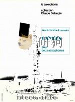 oxydes pour deux saxophones 24943 HL 1989 PDF电子版封面