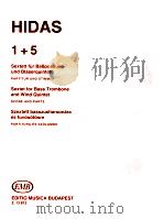1+5 Sextet for Bass trombone and wind quintet score and parts Z.13 812（1994 PDF版）
