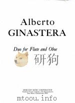 Duo for Flute and Oboe 1947 PDF电子版封面