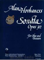 Sonata for Oboe and Bassoon Opus 302 1979 PDF电子版封面