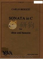 SONATA in C for Oboe and bassoon N.M.155（1980 PDF版）