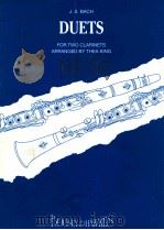 Duets for two clarinets 1981 PDF电子版封面 J.S.Bach