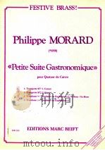 Petite Suite Gastronomique pour Quatuor de Cuivre EMR 555（1990 PDF版）