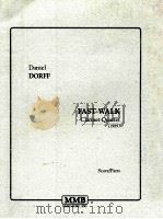 Fast Walk Clarinet Quartet 1989 score/parts（1989 PDF版）