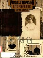 Five Portraits for four clarinets（1977 PDF版）
