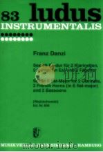 ludus 83 Sextet E flat-major for 2 clarinets 2 french horns in E flat-major and 2 bassoons Wojciecho（1965 PDF版）