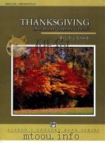 Thanksgiving Mvt.Ⅲ from PDF电子版封面 J.EricSchmidt