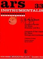 ars 33 Concerto E-flat major for Oboe Strings and continuo Grebe score Ed.Nr.537P（1959 PDF版）