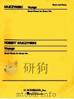 Voyage seven pieces for brass trio score and parts op.27   1970  PDF电子版封面     
