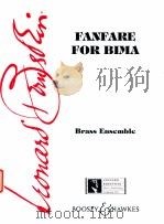 Fanfare for bima for Brass Ensemble 1950 PDF电子版封面