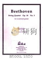string quartet op.18 No.5 for woodwind quintet（1991 PDF版）
