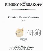 Russian Easter Overture Op.36 set of parts 06469 Str=4-4-3-2-2（ PDF版）