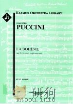 La Bohème Act IV O Mimì tu piu non torni full score A 3665（ PDF版）
