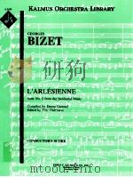 L'Arlésienne Suite No.2 from the Incidental Music conductor's score A 1190 PDF电子版封面 GeirgesBizet