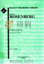 Concerto for Viola and Orchestra full score A 6771 PDF电子版封面