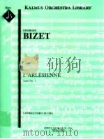 L'Arlésienne Suite No.1 conductor's score A 1189（ PDF版）