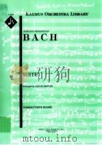 Suite arranged by gustav mahler conductor's score A 6065（ PDF版）