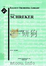 Ekkehard symphonic overture Op.12 PDF电子版封面 Weber
