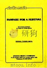 Fanfare for a Festival（1986 PDF版）