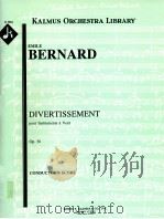divertissement pour instruments à vent Op.36 conductor's score B 3862 PDF电子版封面 EmileBernard