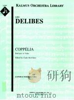 Coppélia Entr'acte et Valse conductor's score A 1399（1999 PDF版）