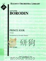 Prince Igor Overture full score A 1337（ PDF版）