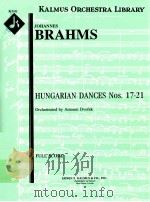 Hungarian Dances Nos.17-21 full score A 1352（ PDF版）