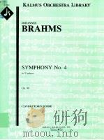 Symphony No.4 in E minor Op.98 conductor's score A 1341（ PDF版）