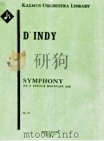 Symphonie on a French Mountain Air op.25 PDF电子版封面 D'Indy