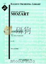 Serenade in G PDF电子版封面 WolfgangAmadeusMozart