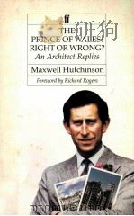 THE PRINCE OF WALES:RIGHT OR WRONG? AN ARCHITECT REPLIES（ PDF版）
