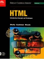 HTML : introductory concepts and techniques 1999 PDF电子版封面 0789547244