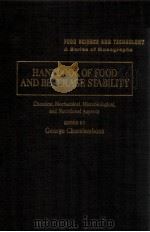 Handbook of food and beverage stability（1986 PDF版）