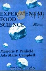 experimental food sience 3rd edition 1990 PDF电子版封面 0121579204 marjorie p.penfield and ada mi