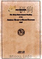 Proceedings of the forty - first annual meeting of the american society of bakery engineers 1987（1987 PDF版）