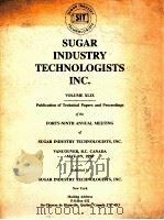 Publication of Techical papers and proceeding of the 49th annual meeting of Sugar Industry Technolog（1990 PDF版）