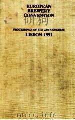 European brewert convention proceedings of the 23rd congress lisbon 1991（1991 PDF版）