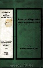 REPORT ON A NEGOTIATION  7（1979 PDF版）