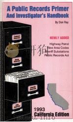 A PUBLIC RECORDS PRIMER AND INVESTIGATOR'S HANDBOOK（1993 PDF版）