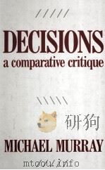 DECISIONS  A COMPARATIVE CRITIQUE（1986 PDF版）
