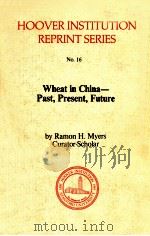 HOOVER INSTITUTION REPRINT SERIES  NO.16（1978 PDF版）