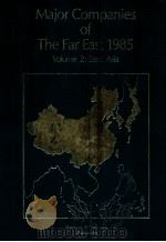 MAJOR COMPANIES OF THE FAR EAST 1985  VOLUME 2:EAST ASIA（1984 PDF版）