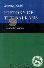 HISTORY OF THE BALKANS TWENTIETH CENTURY VOLUME 2（1983 PDF版）