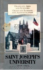 SAINT JOSEPH'S UNIVERSITY  GRADUATE ARTS AND SCIENCES GRADUATE BUSINESS AND ADMINISTRATION CATA（1992 PDF版）
