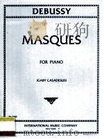 MASQUES FOR PIANO GABY CASADESUS（1997 PDF版）